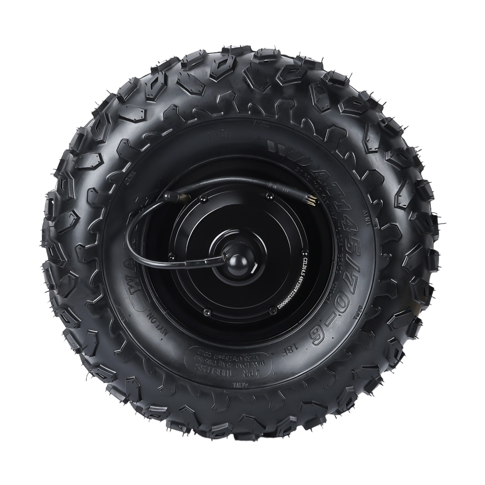 14.5 inch Wheel Geared Hub Motor High Torque 70N.m Electric Wheelbarrow Motor