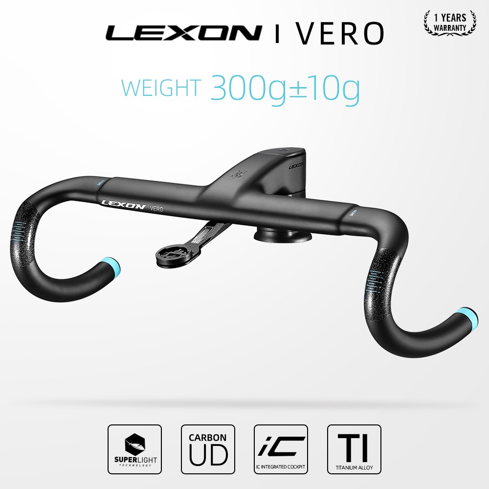 T1000 Integrated Carbon UD Road Bike Handlebar with Full Inner Cable Racing Handlebars