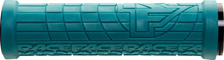 RaceFace Grippler Grips – Turquoise, Lock-On, 30mm