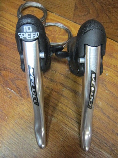 VINTAGE CAMPAGNOLO VELOCE 3 x 10 SPD TRIPLE GROUP BUILD KIT GRUPPO – EXC COND