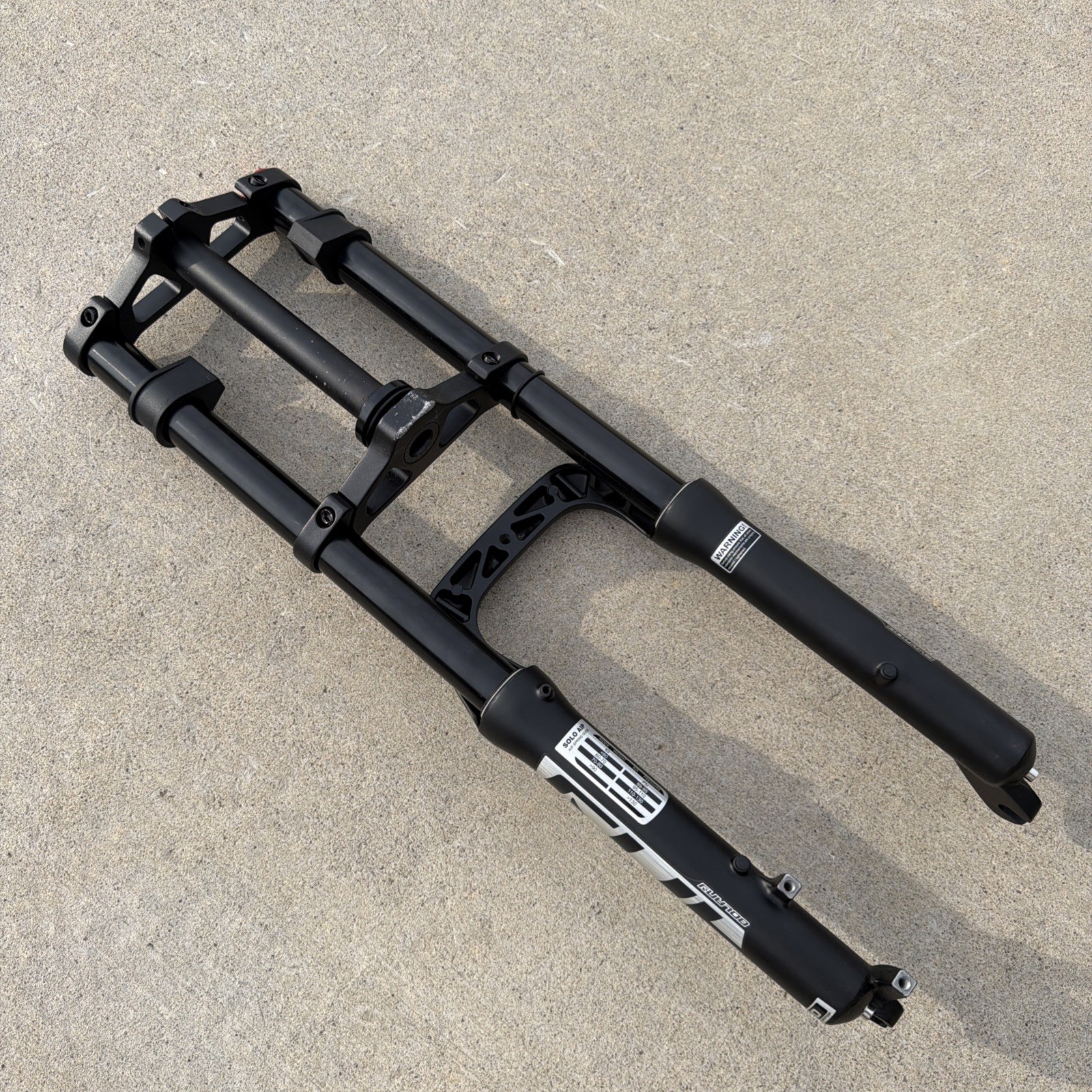 Bike Suspension Fork 20inch 4.0 Tire Double Shoulder Snow Beach MTB Fat Fork