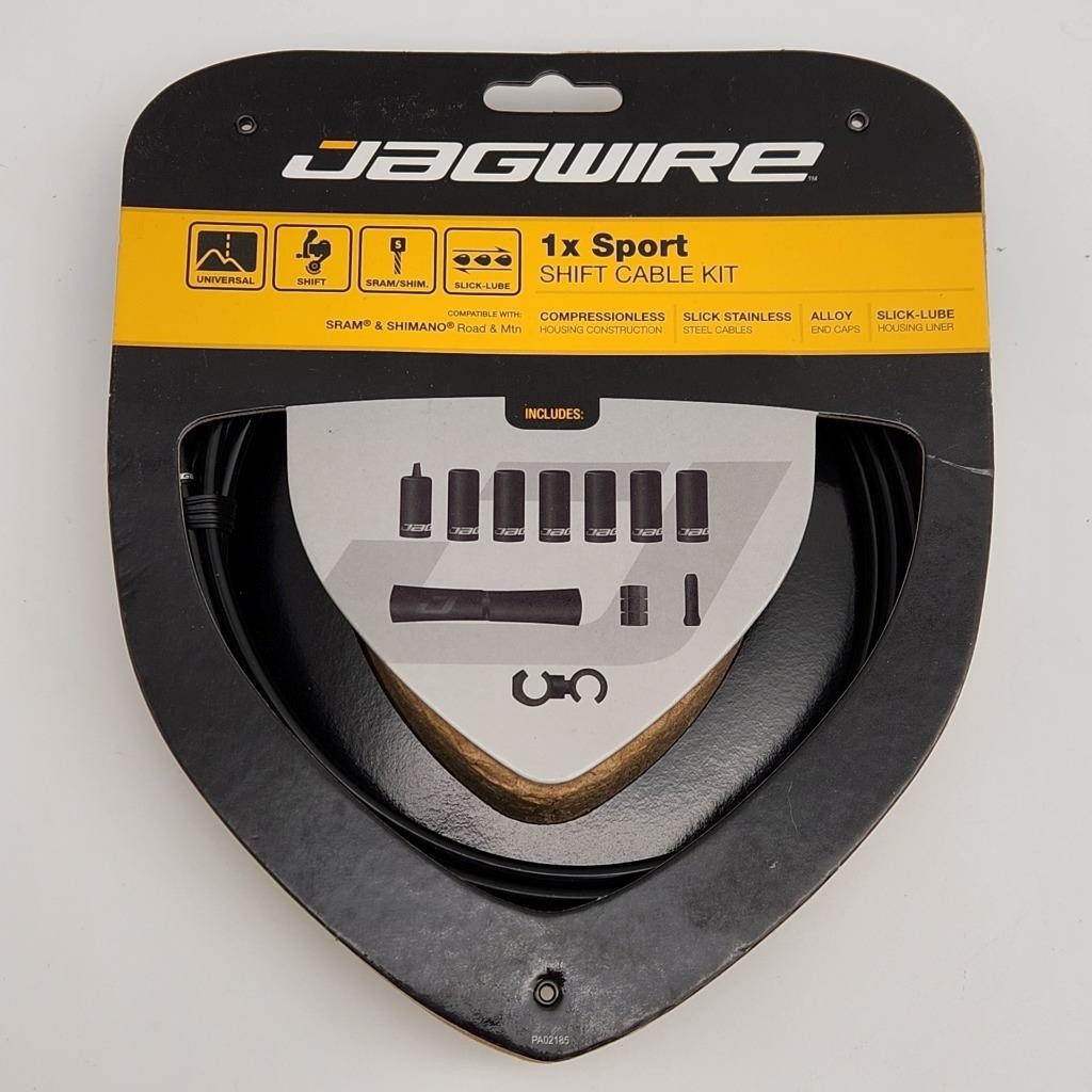 Jagwire 1x Sport Shift Cable & Housing Kit SRAM/Shimano Black OPEN PACKAGE