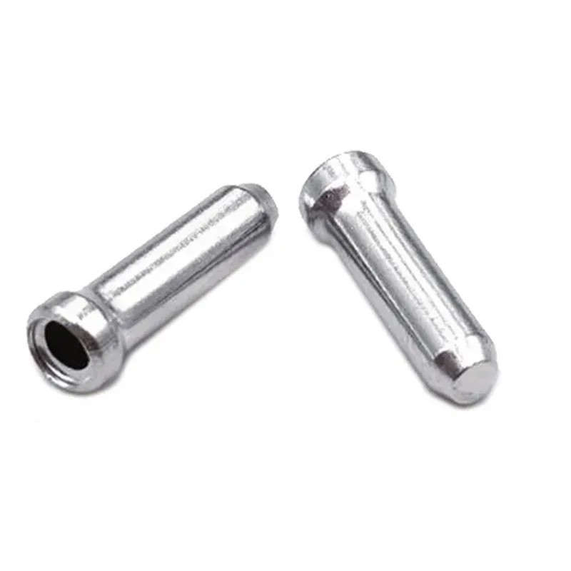 50pcs Bike Brake & Shift Cable End Caps Aluminum Crimp Tips Bicycle Cable Ends**