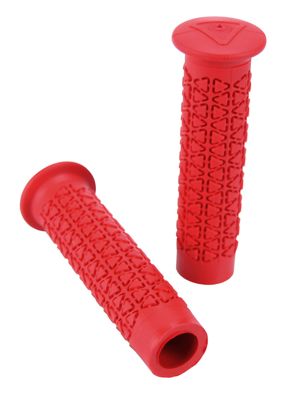 AME Freestyle Rounds BMX flangeless bicycle grips RED
