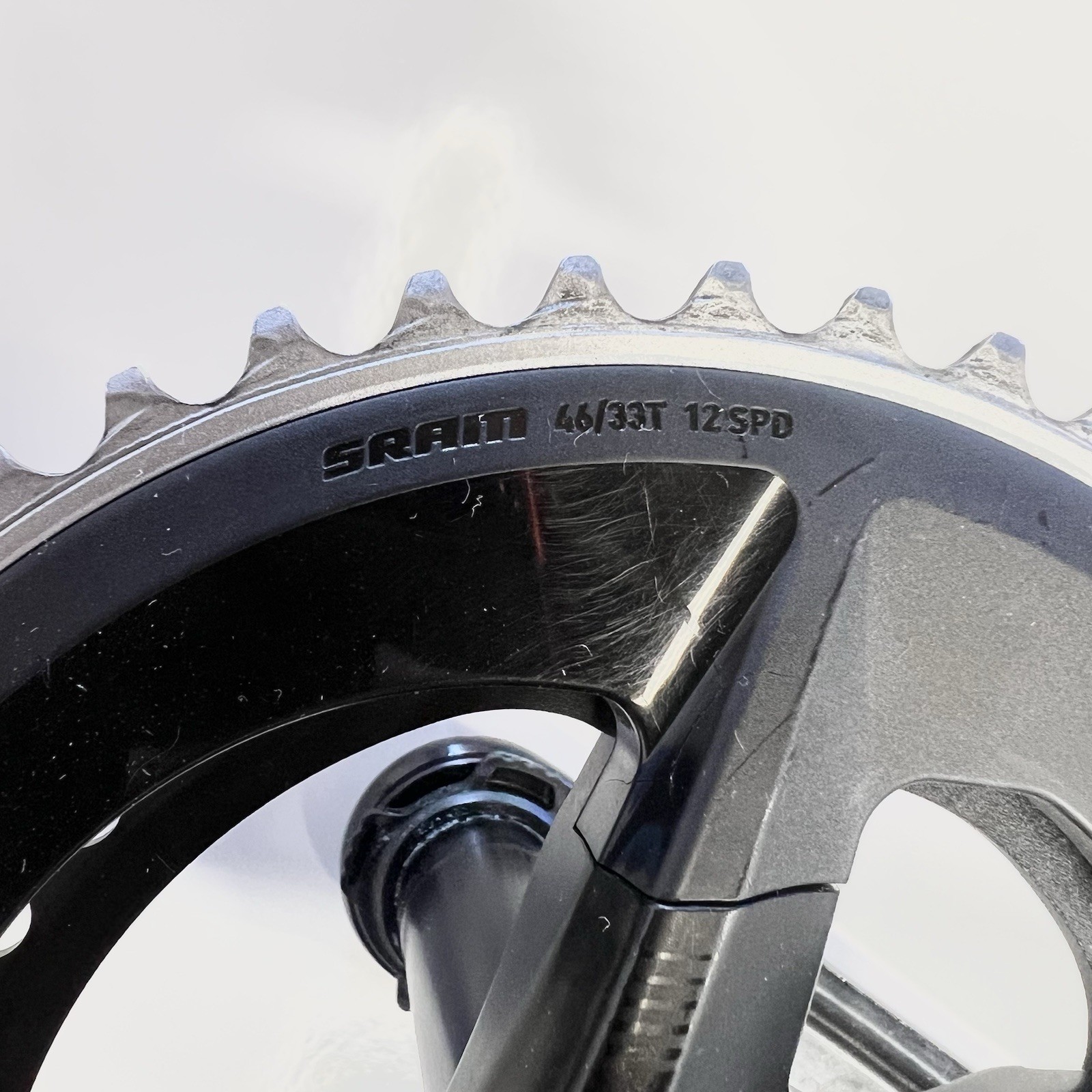 SRAM Rival D1 Dub Crankset 46/33T 12 Speed 170mm 107 BCD Road Bike AXS Crank Blk