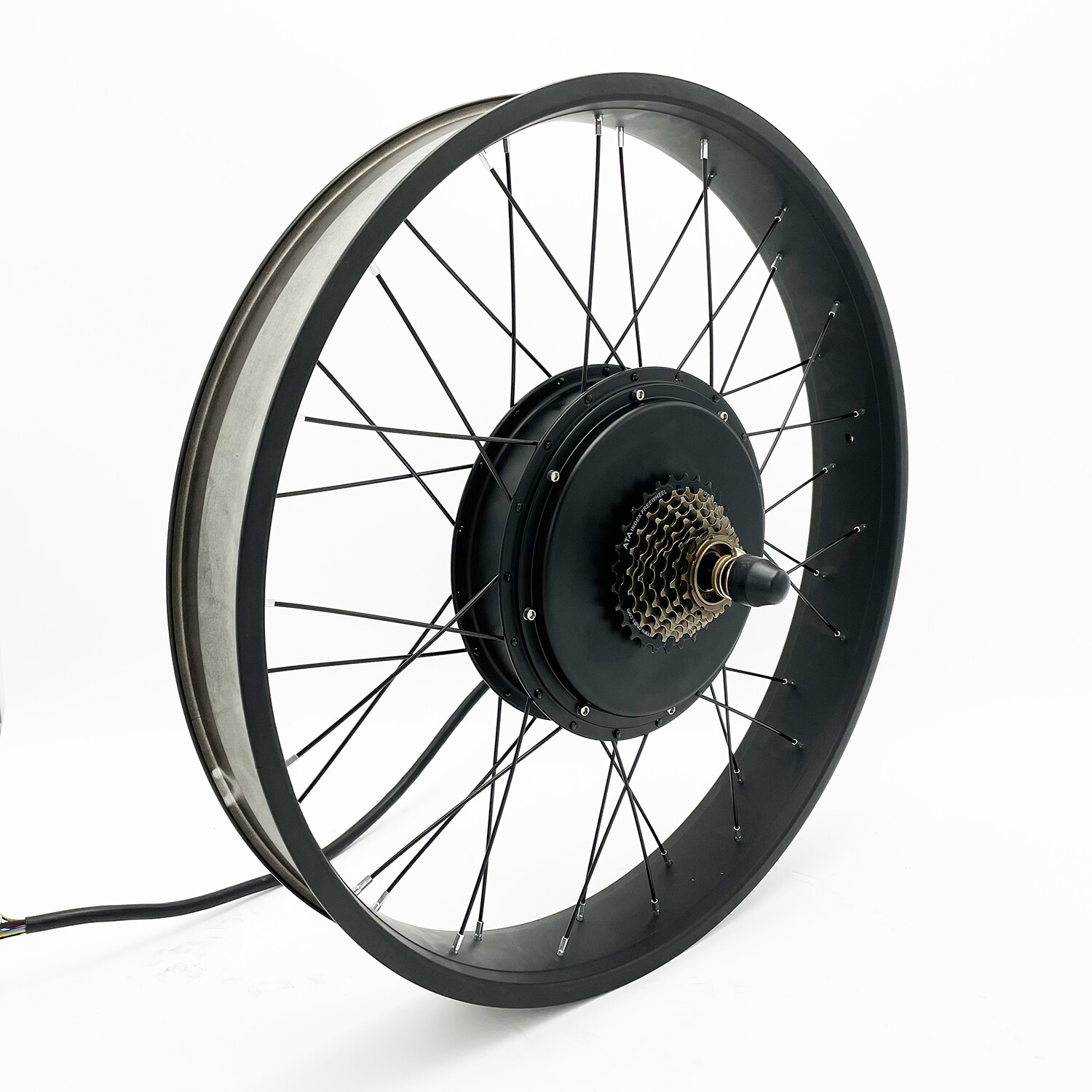 48-72V 3000-5000W 20/24/26″x4.0 Rear Fat Wheel Ebike Conversion kit 175mm 190mm