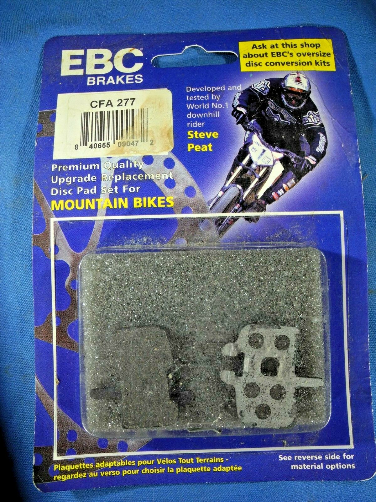 EBC Resin Mountain Bike Disc Brake Pads (cfa277) FREE & FAST SHIPPING!