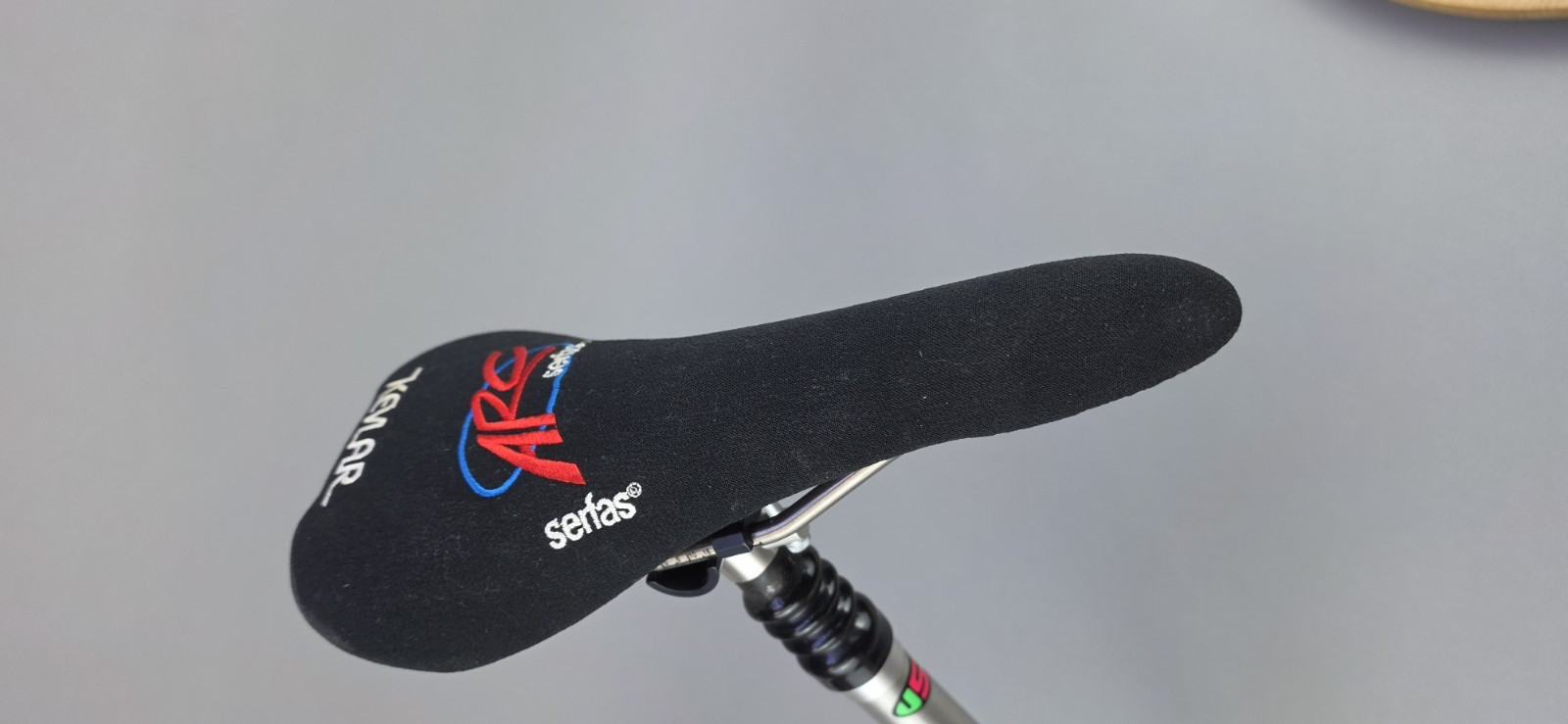 Vintage Serfas ARC Saddle Velo VL-229 Titanium Rails & Titanium Seatpost Combo