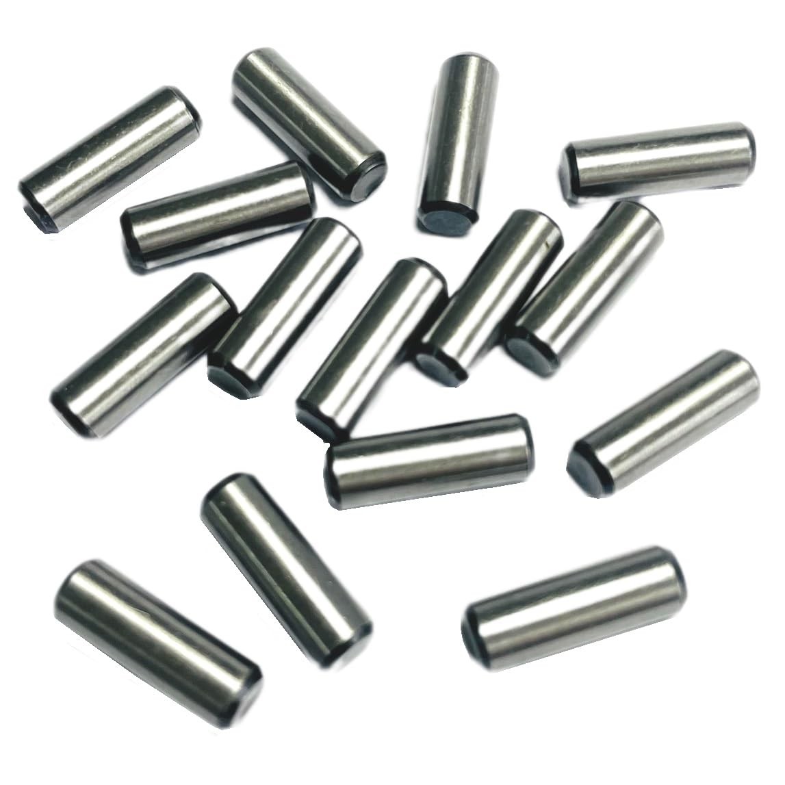 ZDingTech 15PCS 1/4 x 3/4 Dowel Pins,1/4 inch x x Inch, Silver