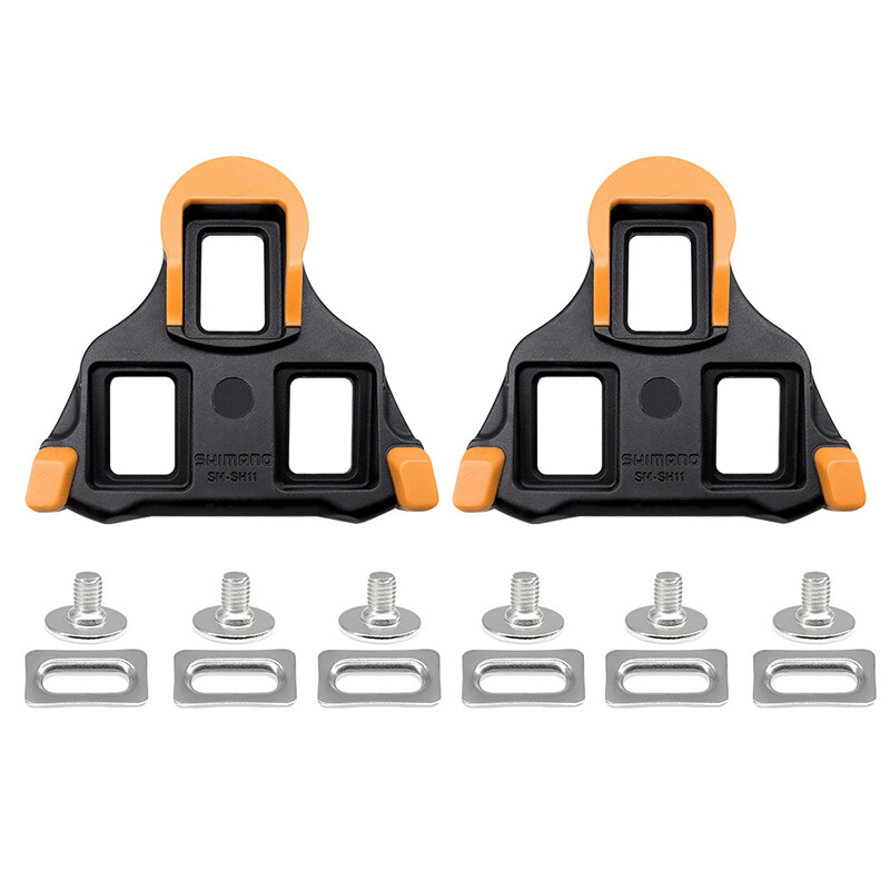 Shimano SM-SH11 Cleat set 6° Float SPD-SL Road Bike Pedal Cleats Yellow