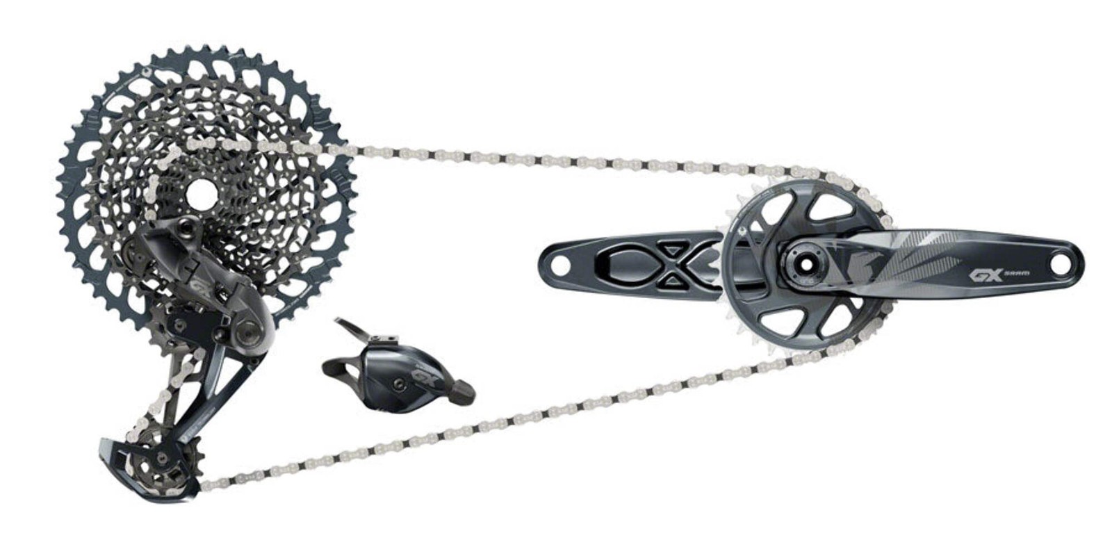 SRAM GX Eagle Groupset – 175mm Crankset, 32t, DUB