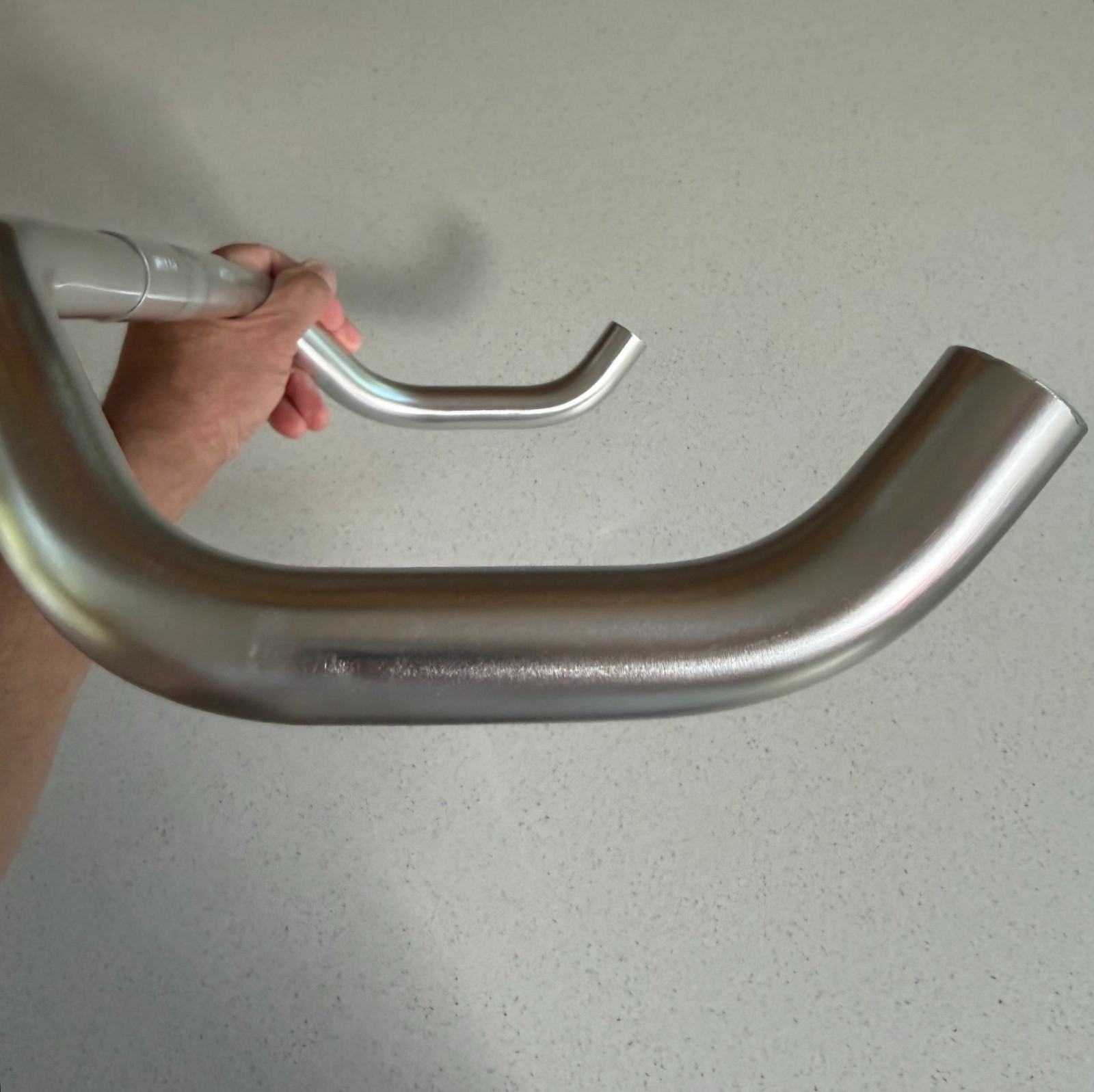 NITTO RB-019 Bullhorn Pursuit Fixie Handlebar Silver 42cm