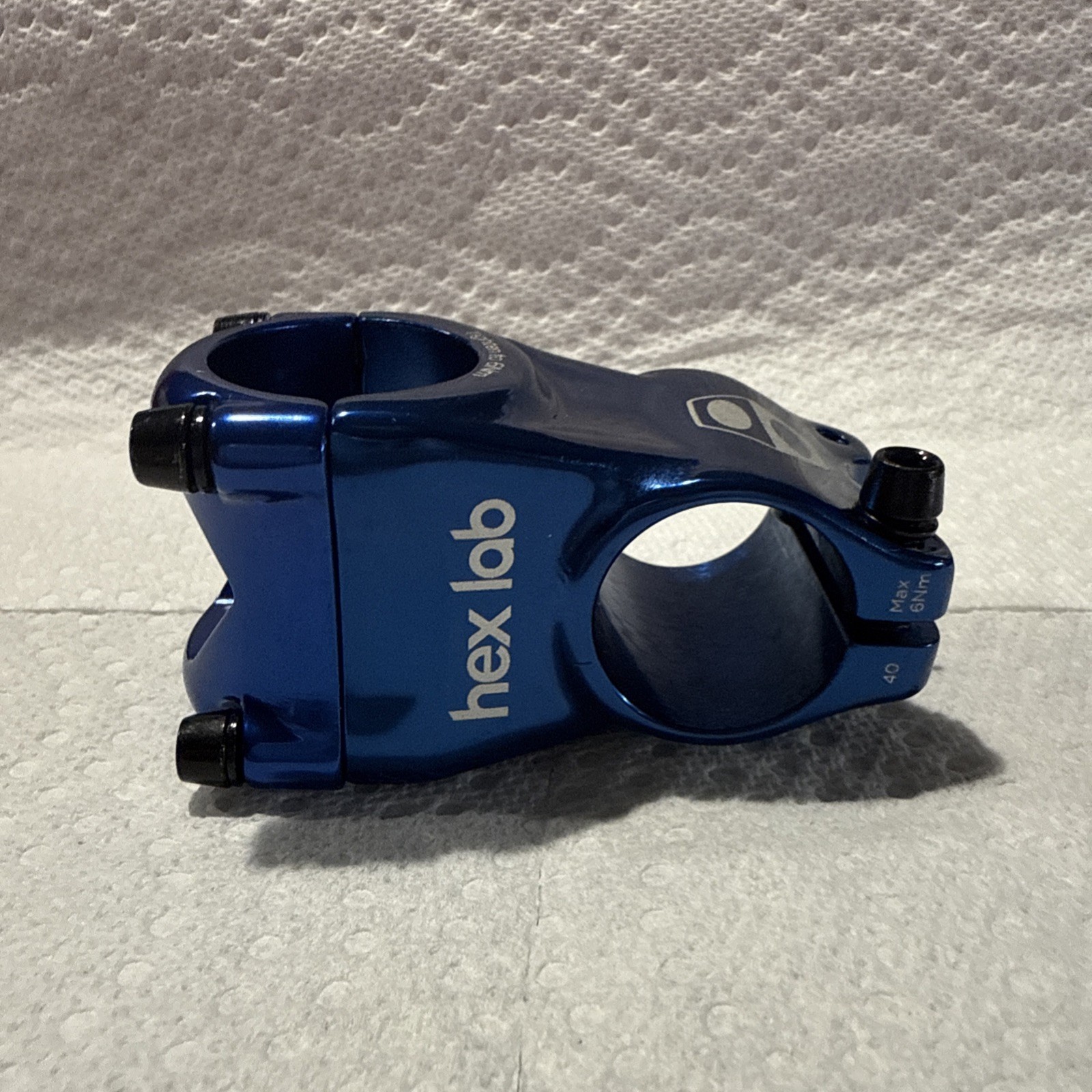 BOX Components Hex Lab OS 1” X 28.6 Mini Stem Blue w/ 40mm Ext Brand New No Box