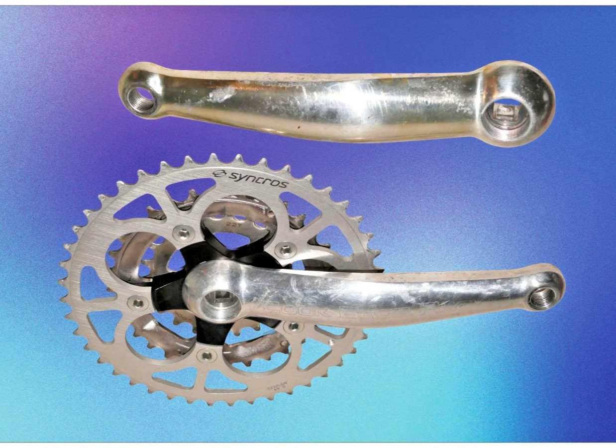 Cook Bros. Racing F-Series Cranks 94/58mm BCD Black Spider w/ Ramped Chainrings