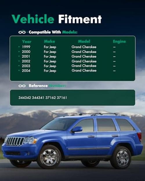 Shocks for Grand Cherokee, Front Struts & Rear Shock Absorbers, Shocks Set