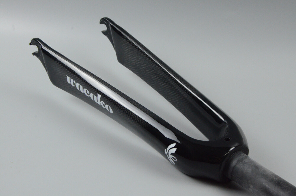 18/20/22 in Full Carbon Fiber Fork BMX Folding Bike Rigid Fork Rim Brake 28.6mm