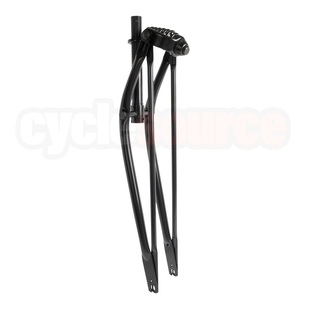 ENIX 26″Beach Cruiser Bicycle Bike Classic Straight Spring Fork Black