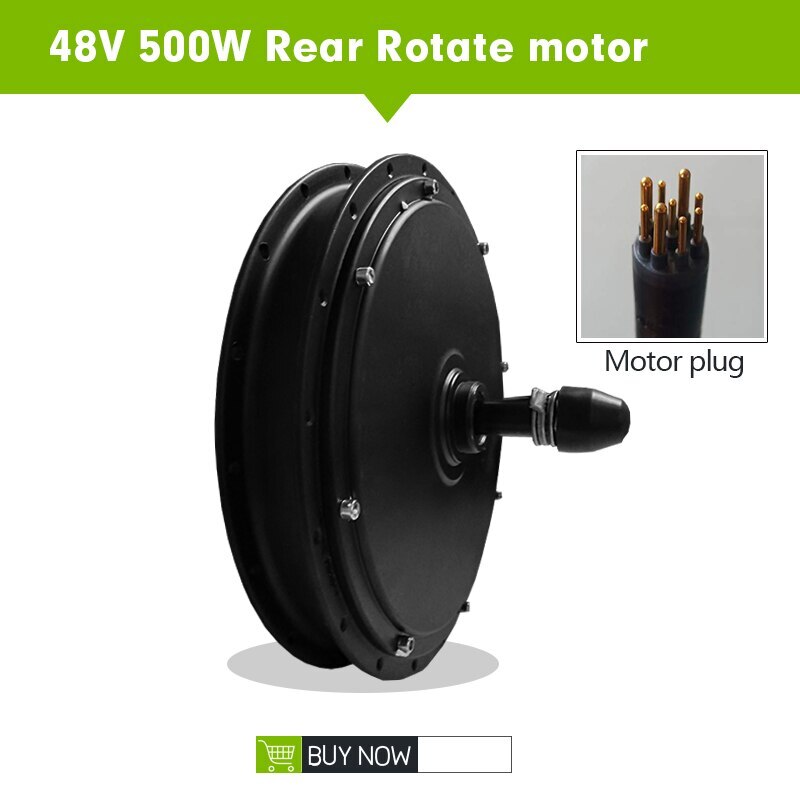 Electric Bicycle 36V 48V 500W 1000W 1500W Brushless Gearless Rear Rotate Motor