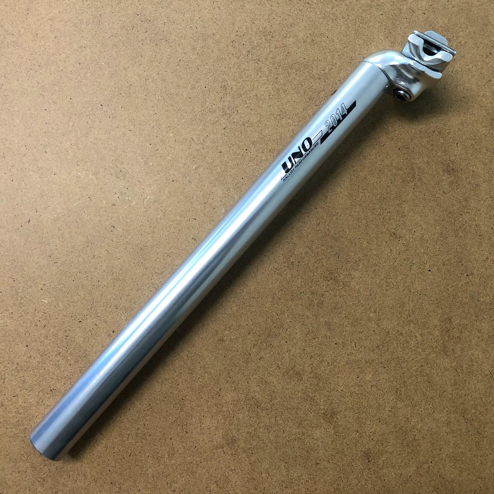 New Kalloy Bicycle Alloy 2014 Seat Post 25.8-27.2mm Length 350mm Silver