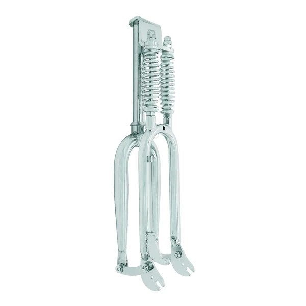 20″ Fork with Brake Mount 1″ Threadless Bicycle Cruiser Classic Dual Spring Fork