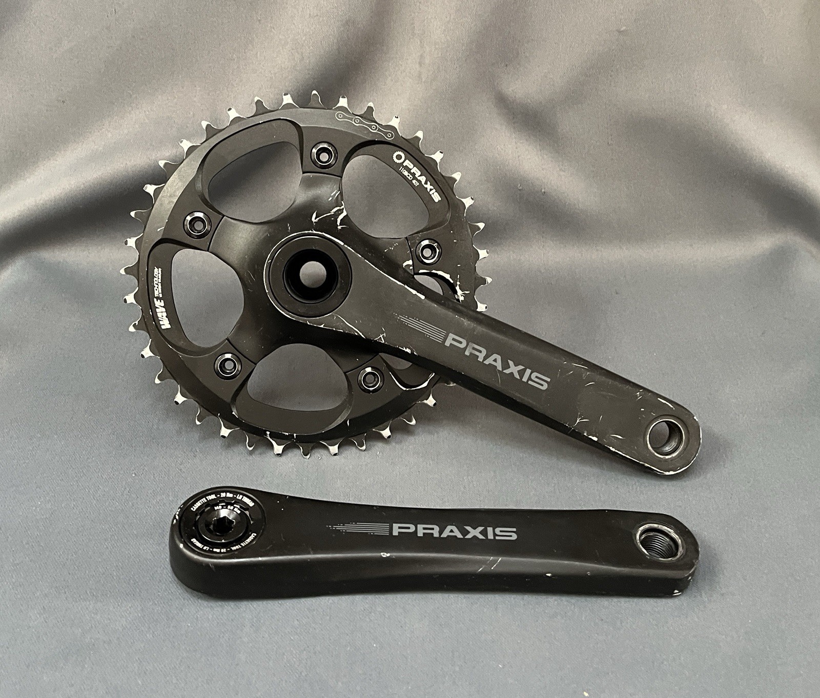 Praxis Alba M30 Crankset 172.5mm 1x 40T 5-Bolt 110 BCD Gravel Road