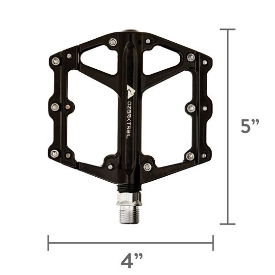 Ozark Trail Aluminum Alloy Bike Pedals Anti-Slip MTB Road Hybrid Black