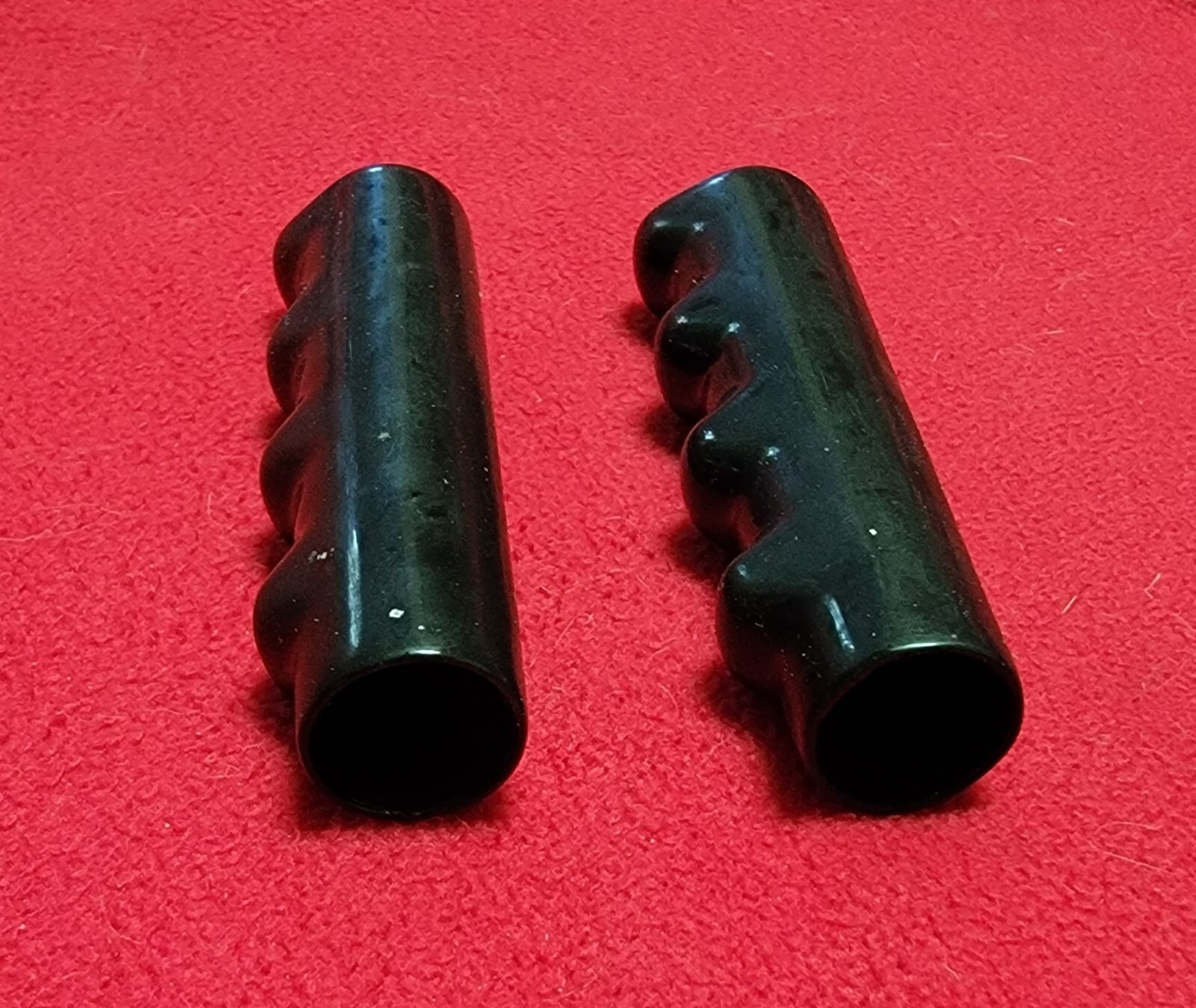 2 Bike Bicycle Black Smooth Hand Grips Molded – 7/8″ X 4.5 Inches Long