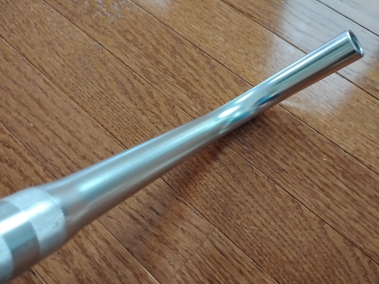 NITTO B263 Bullhorn Bar, 420 Length, 0 Drop, 112 Reach, φ25.4 Clamp, Silver NOS