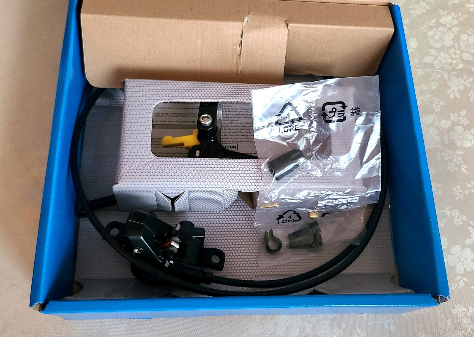Shimano BL-MT402/BR-MT410 Disc Brake And Lever 1000mm front Hydraulic