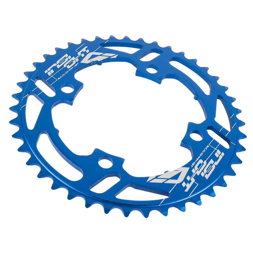 Insight 4-Bolt BMX Chainring 104mm BCD 44T Blue