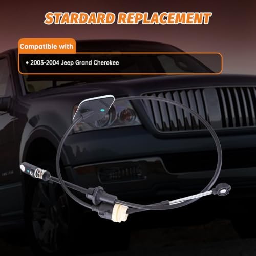 Auto Gear Shift Cable Compatible with Jeep Grand Cherokee 4.0L 2003 2004, Auto
