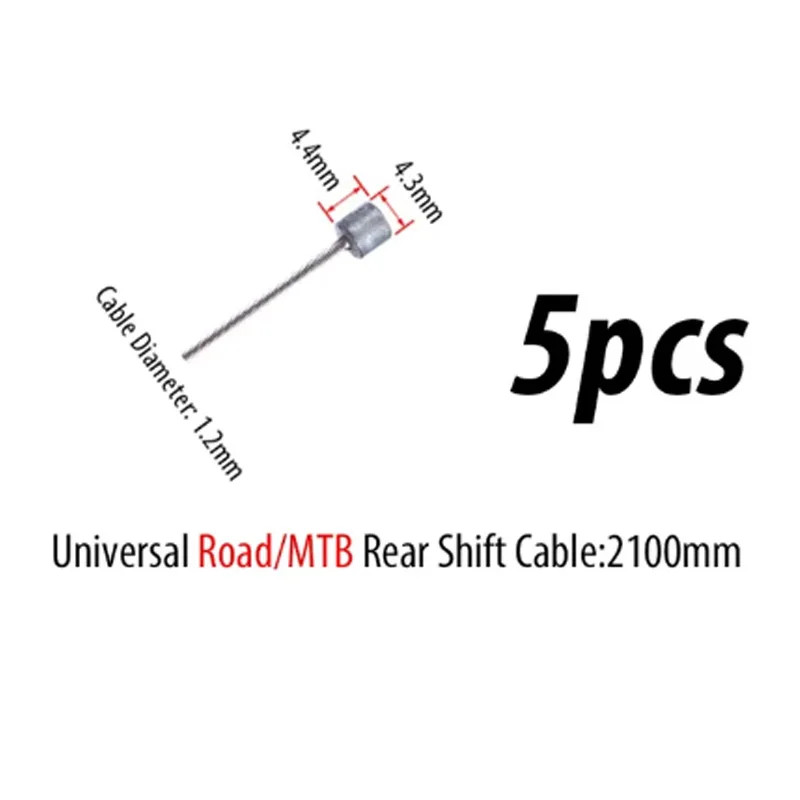 5/10pcs Bike Brake Shift Cable Wire Universal MTB Road Bicycle