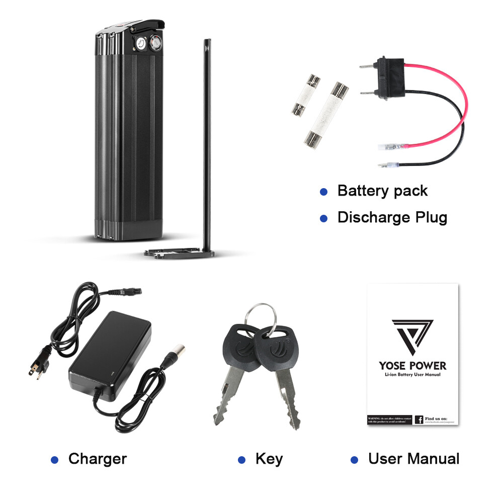 48V 36V Lithium Battery Silverfish Electric Bike Battery 48V 36V Ebike Battery