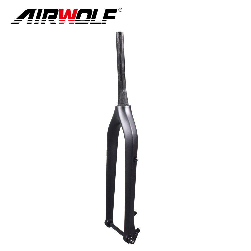 26er Carbon Fat Bike Fork Snow Beach MTB Bicycle Tapered Forks Fit 5.0″ Tire