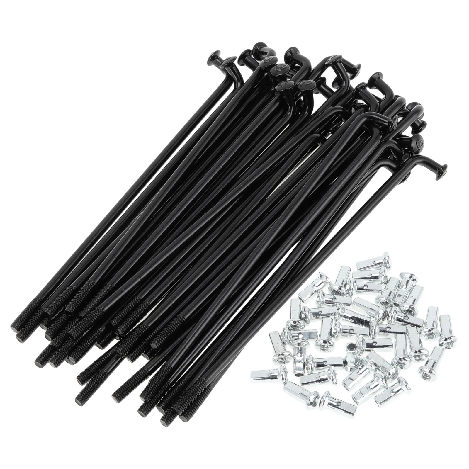 Bike spokes 12G 97mm for bicycle, set 1, carbon steel, nipple