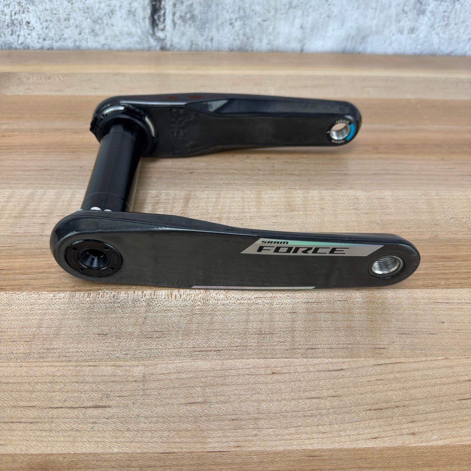 Low Mile! SRAM Force E1 160mm Carbon 8-Bolt Crankset Crank Arms DUB Spindle