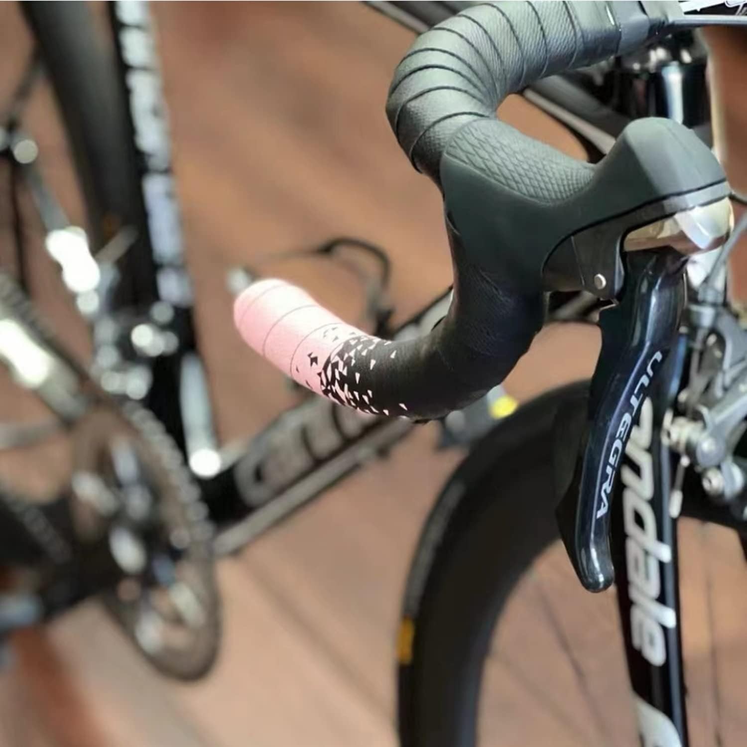 Durable L-Shaped Silicone Brake Lever Grips for Enhanced Cycling Control, Black