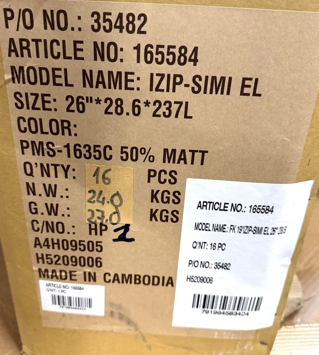 IZIP Simi 1 1/8″ 26″ Threaded Steel Bike Fork 100mm QR Disc Axle-Crown 410mm NOS