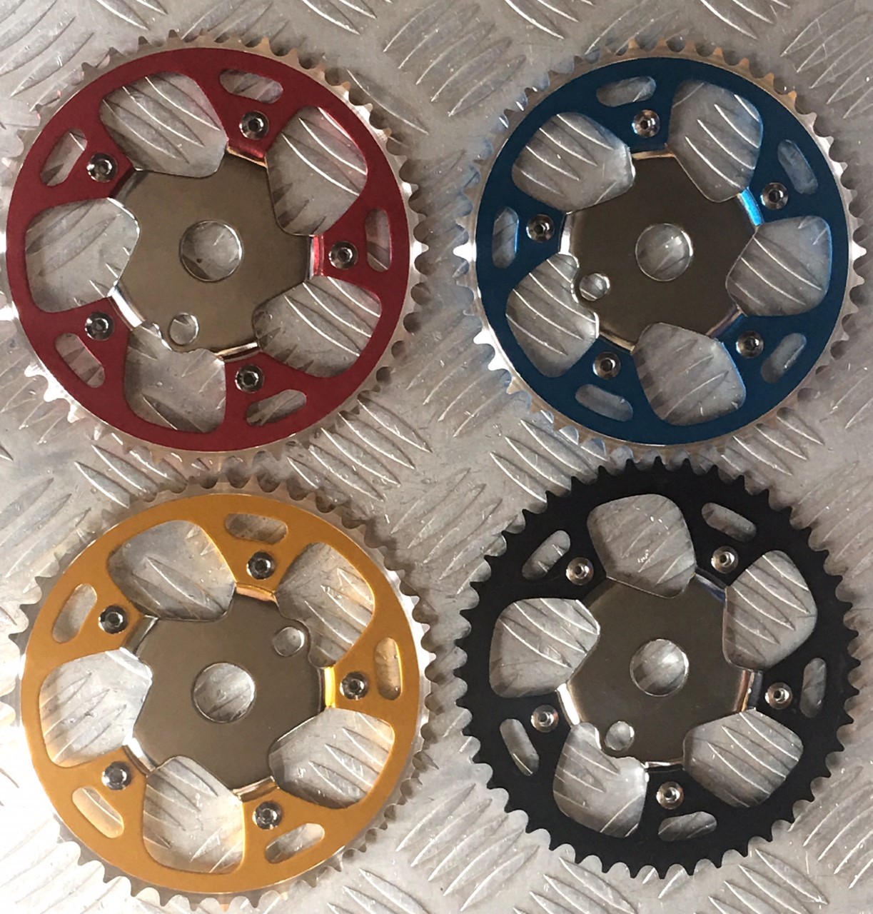 Alloy/Steel Sprocket 44T 1/2″x1/8 Bicycle Chainring BMX Cruiser Bike 4 Colors