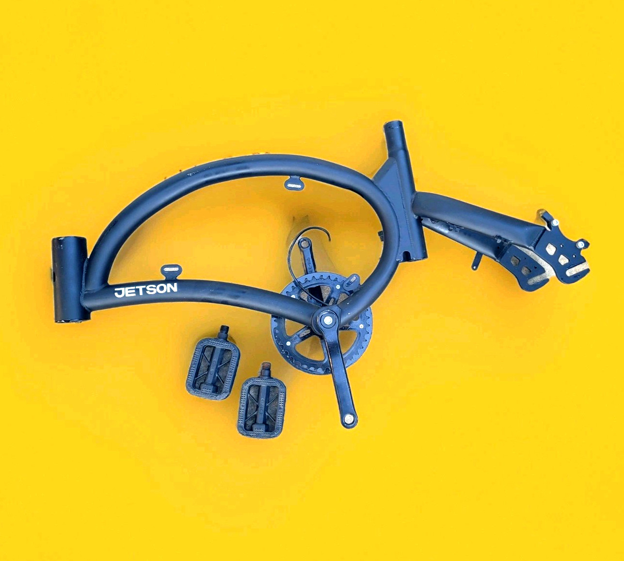 Jetson Bolt PRO Frame, Crank, Pedals assembly ﴾ BIKE PARTS ﴿‏