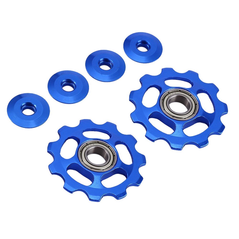 2 Pcs Mountain Bike Accessories Road Wheels Pulley Rear Derailleur