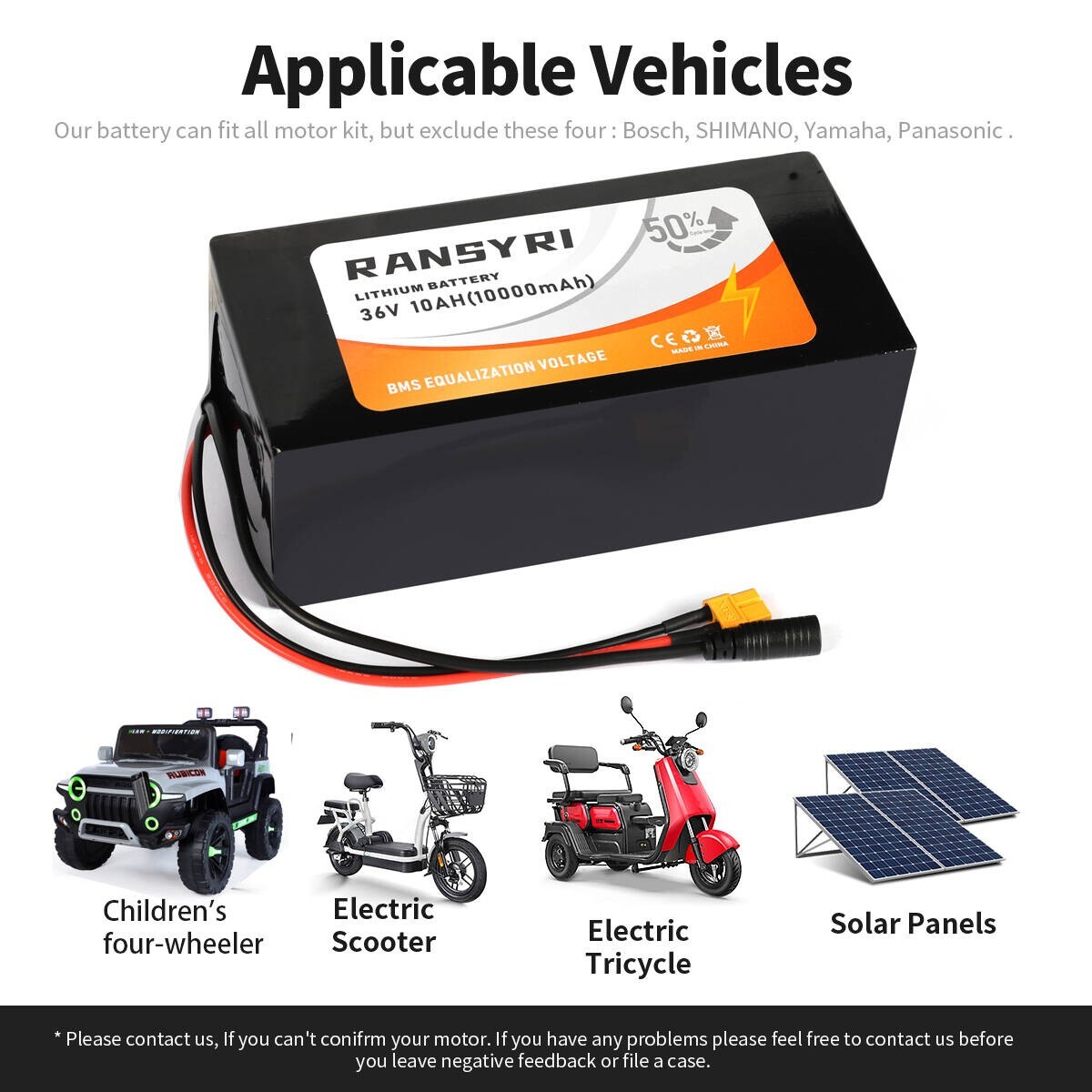 H HAILONG ebike Battery 36V / 48V 10Ah 20Ah battery E-Bicycle Battery