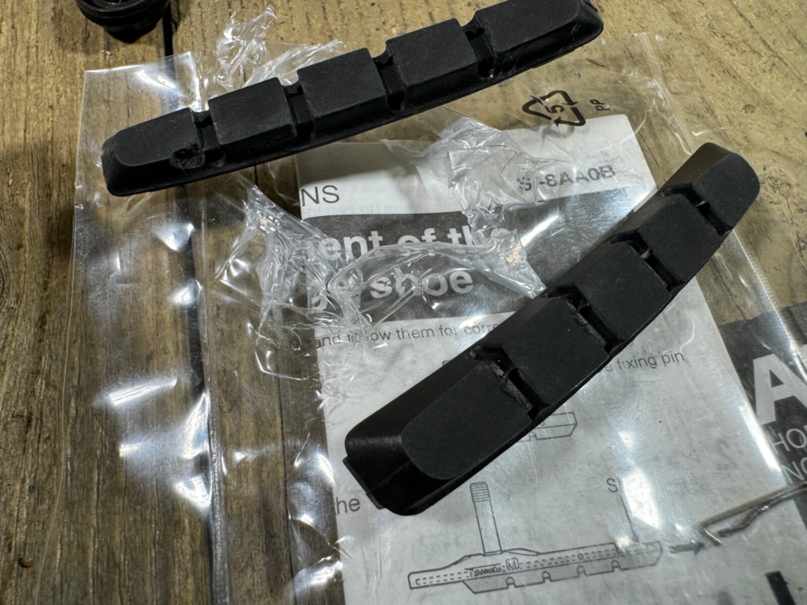 SHIMANO XTR Rim Brake Pads BR-M950 BR-M739 USED Set of 2