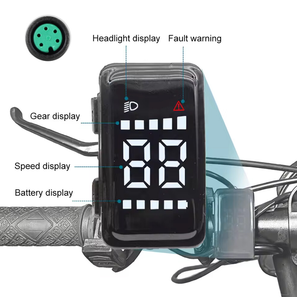Ebike Mini Display DZ04 UART for BAFANG Electric Bike Motor BBS01 BBS02 BBSHD US