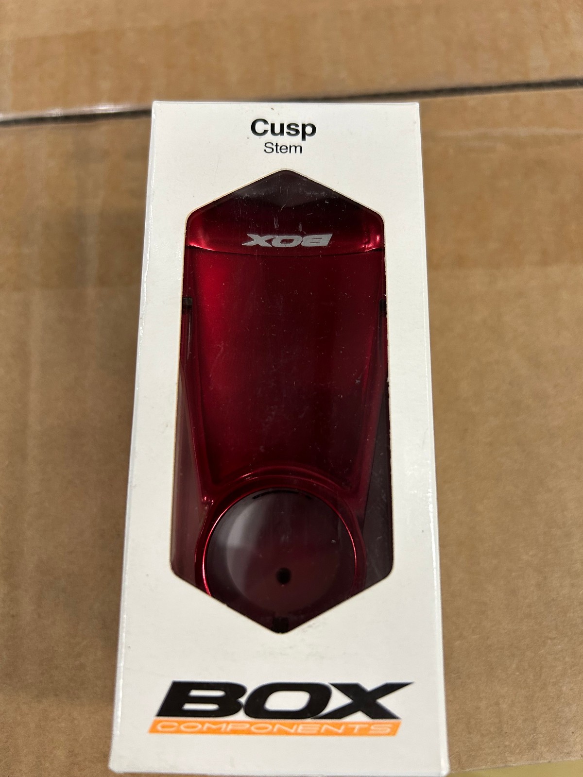 BOX Components Cusp MTB Bicycle Stem 35mm Clamp x 65mm Length Red New
