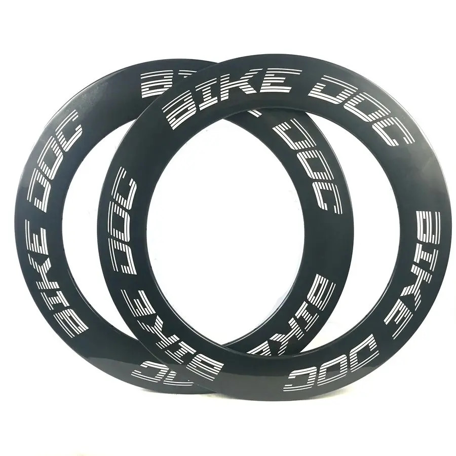 Road Bike 700C Full Carbon Fiber Rims 23/25mm Width Depth 88mm Clincher Rings