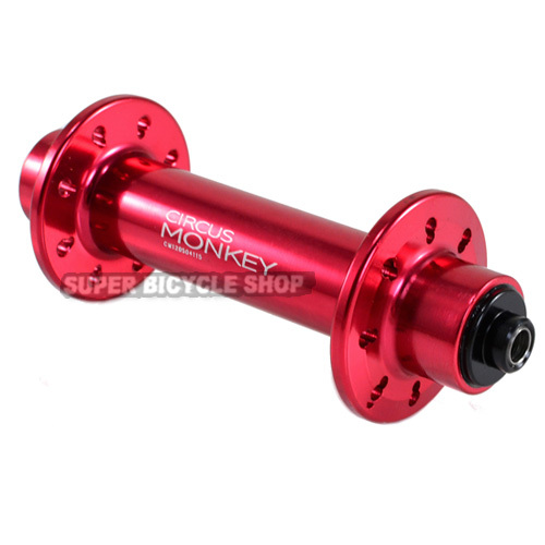 Circus Monkey HRW Road Front Hub,24 Hole, Red