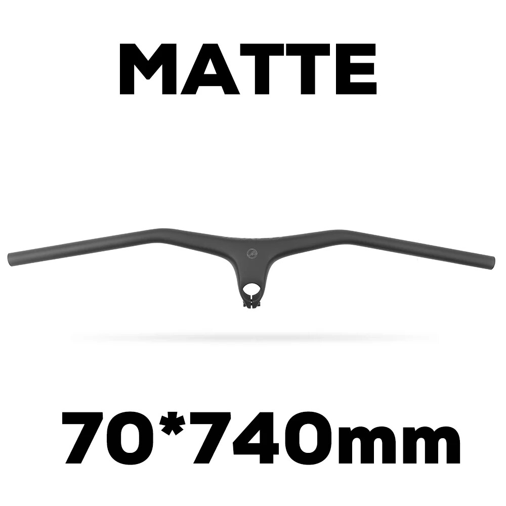 Mtb Handlebars and Stem 28.6mm Carbon Integrated Handlebar -10° Bicycle Parts