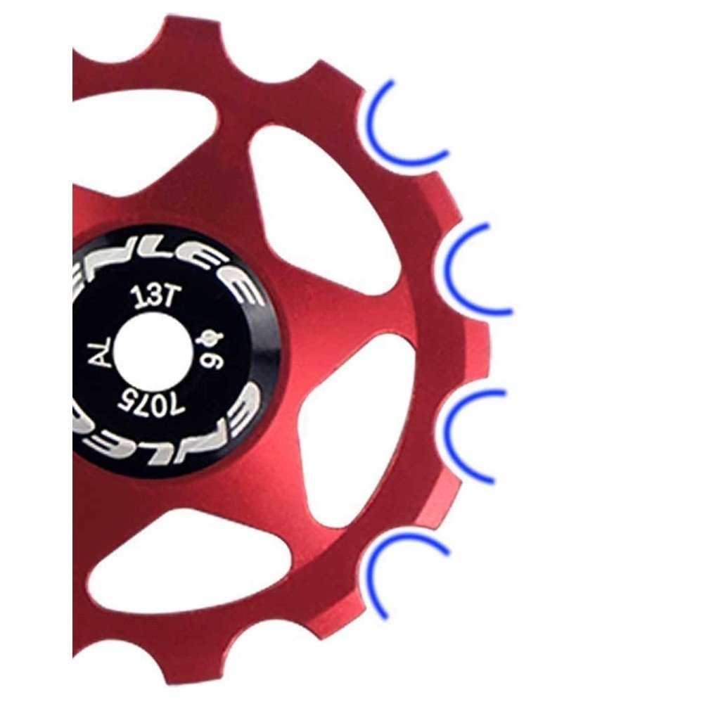 High Precision 11T 13T Steel Bearing Derailleur Pulley Wheel for Mountain Bikes