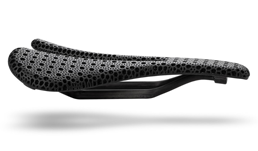 Bjorn Cycles Carbon Bicycle Short-Nose Saddle w/ 3D-Printed Pad Kort 143 mm